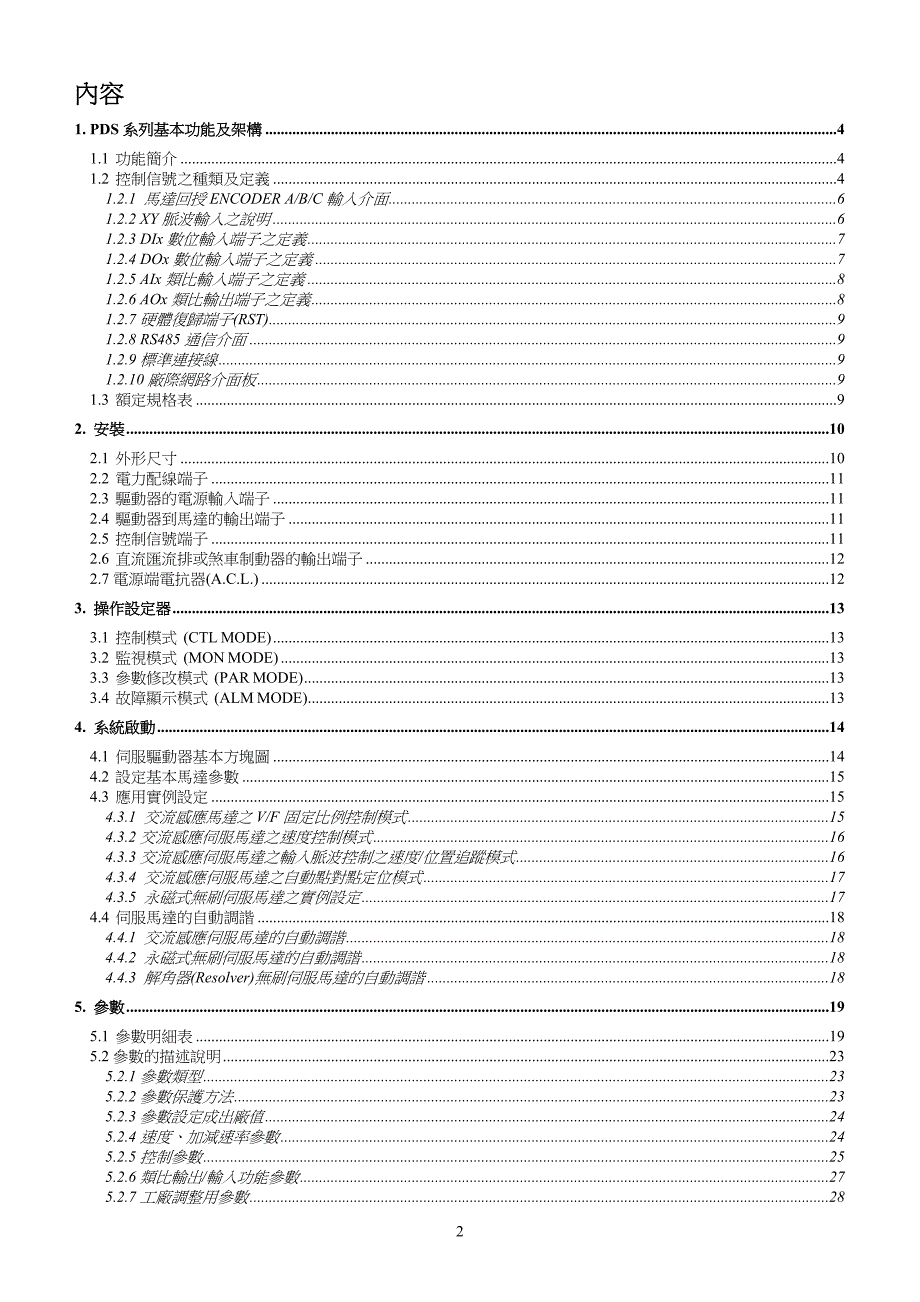 正频jps-PDS－变频器说明书_第3页