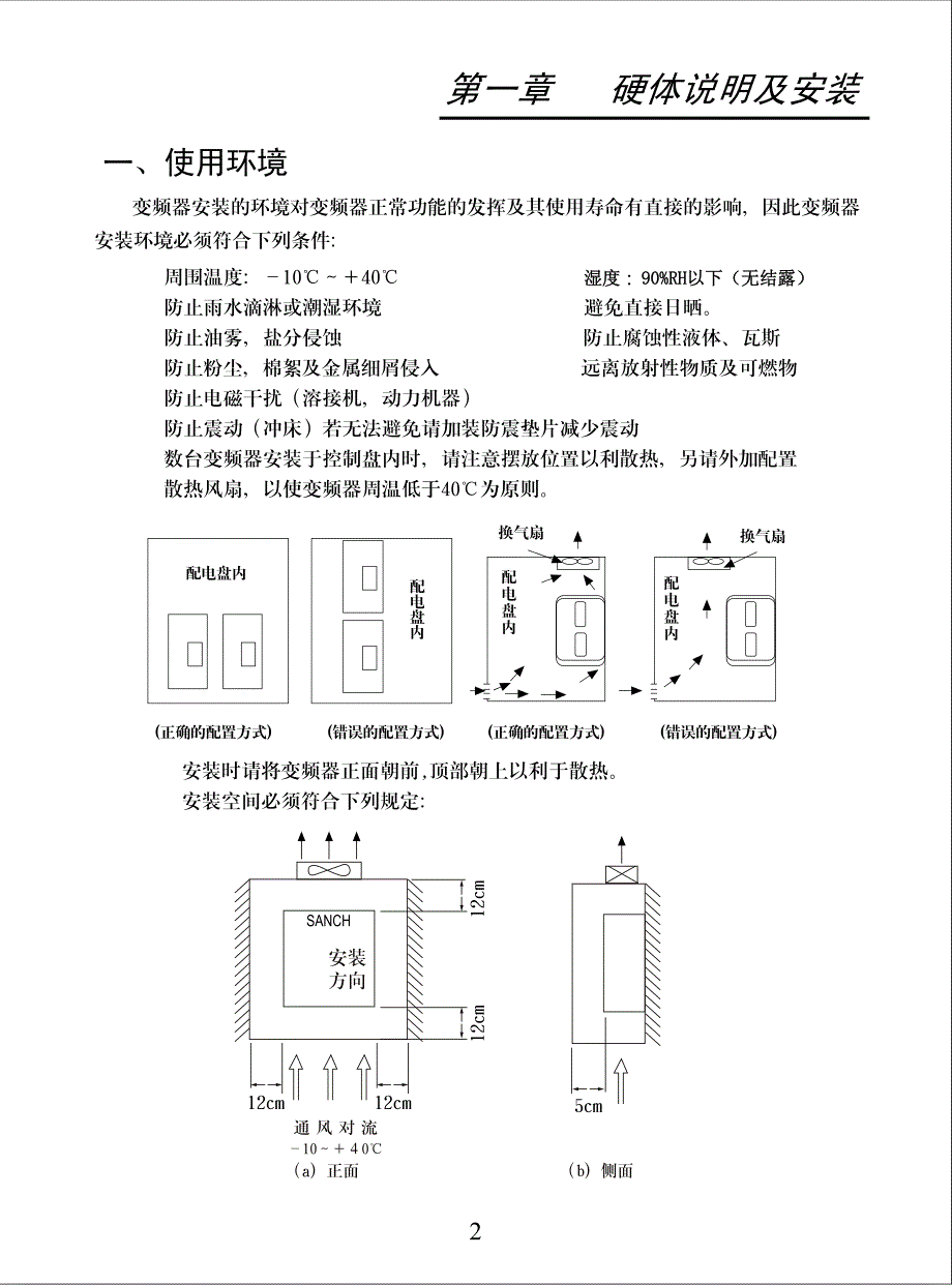 三碁(三川)(SANCH)S200－变频器说明书_第3页
