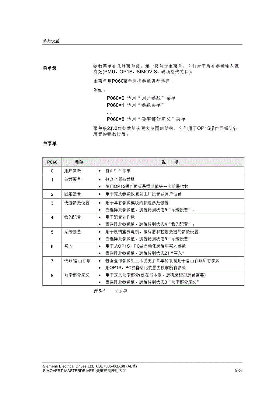 西门子(SIEMENS)6SE70－参数设置－变频器说明书_第3页