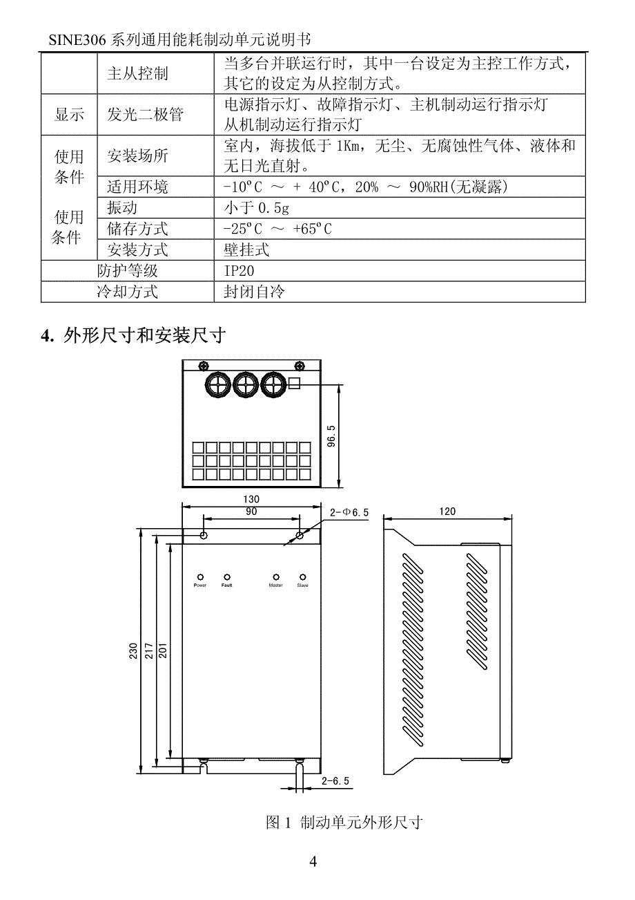 正弦(SINEE)manual SINE306 091109－变频器说明书_第4页