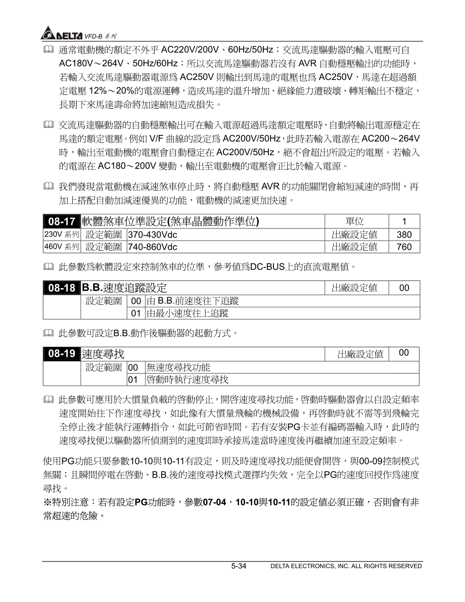 台达变频器VFD-B系列中文说明书－功能参数说明 -7_第4页