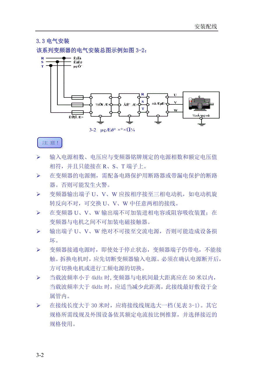 日搏RB600变频器说明书-安装配线_第2页