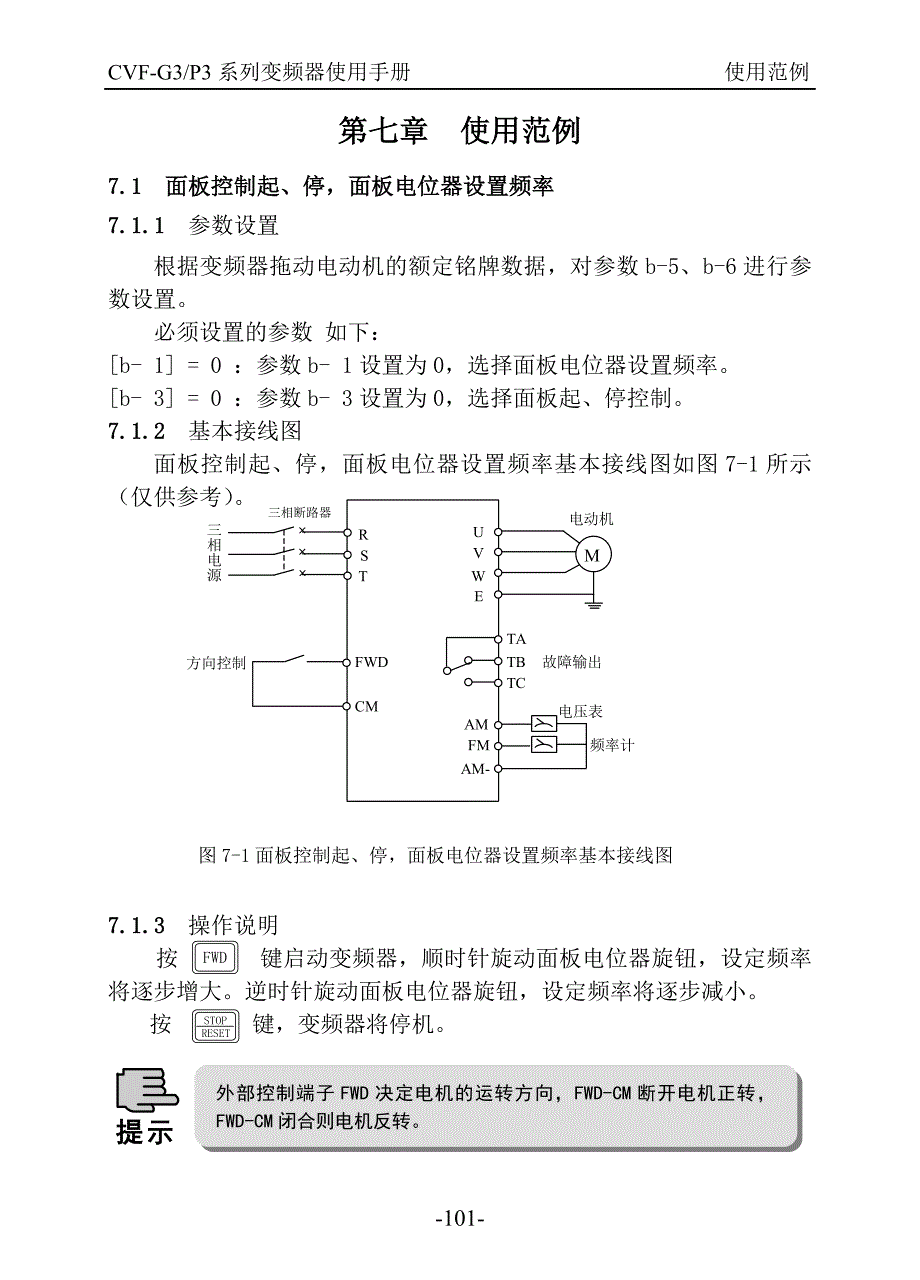 康沃(博世力士乐)03_G3系列变频器说明书－使用范例_第1页