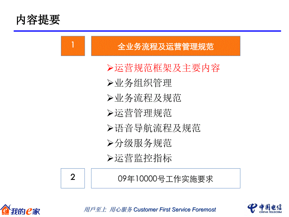 中国电信全业务流程及运营管理规范培训（PPT 38页）_第2页