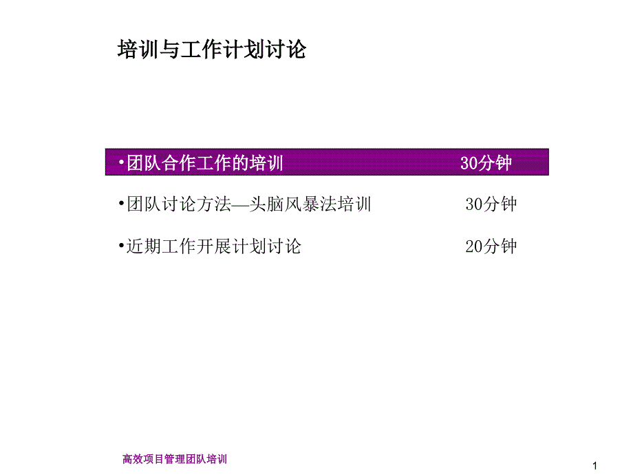 高效项目管理团队培训（PPT 55页）_第2页