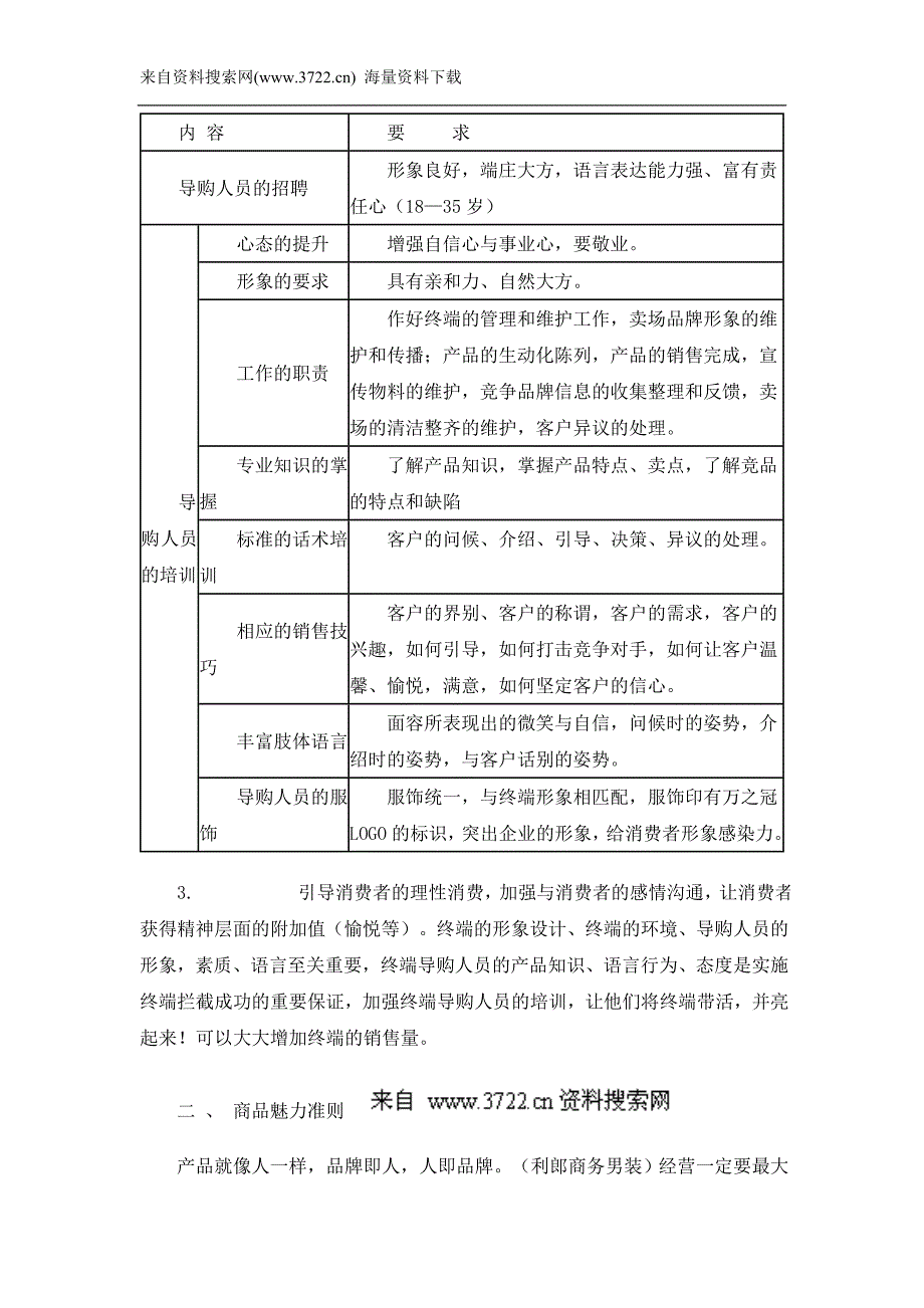 品牌专卖店成功的培训资料（DOC 10页）_第4页