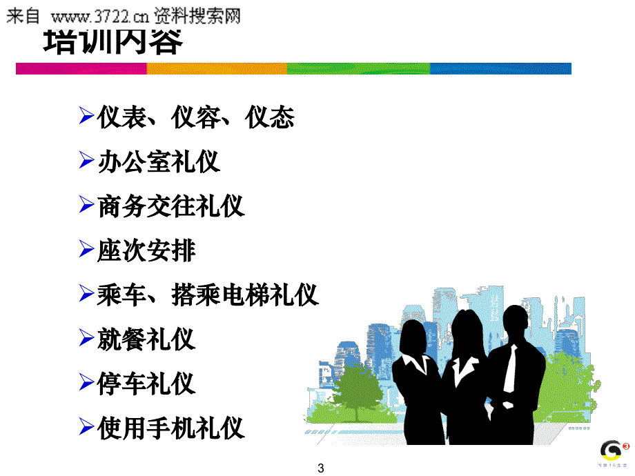 中国移动江苏公司南京分公司－员工行为规范和礼仪培训（PPT 28页）_第3页