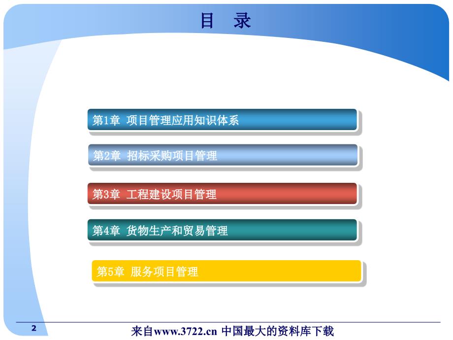 招标师考试辅导培训《项目管理与招标采购》（PPT 40页）_第2页