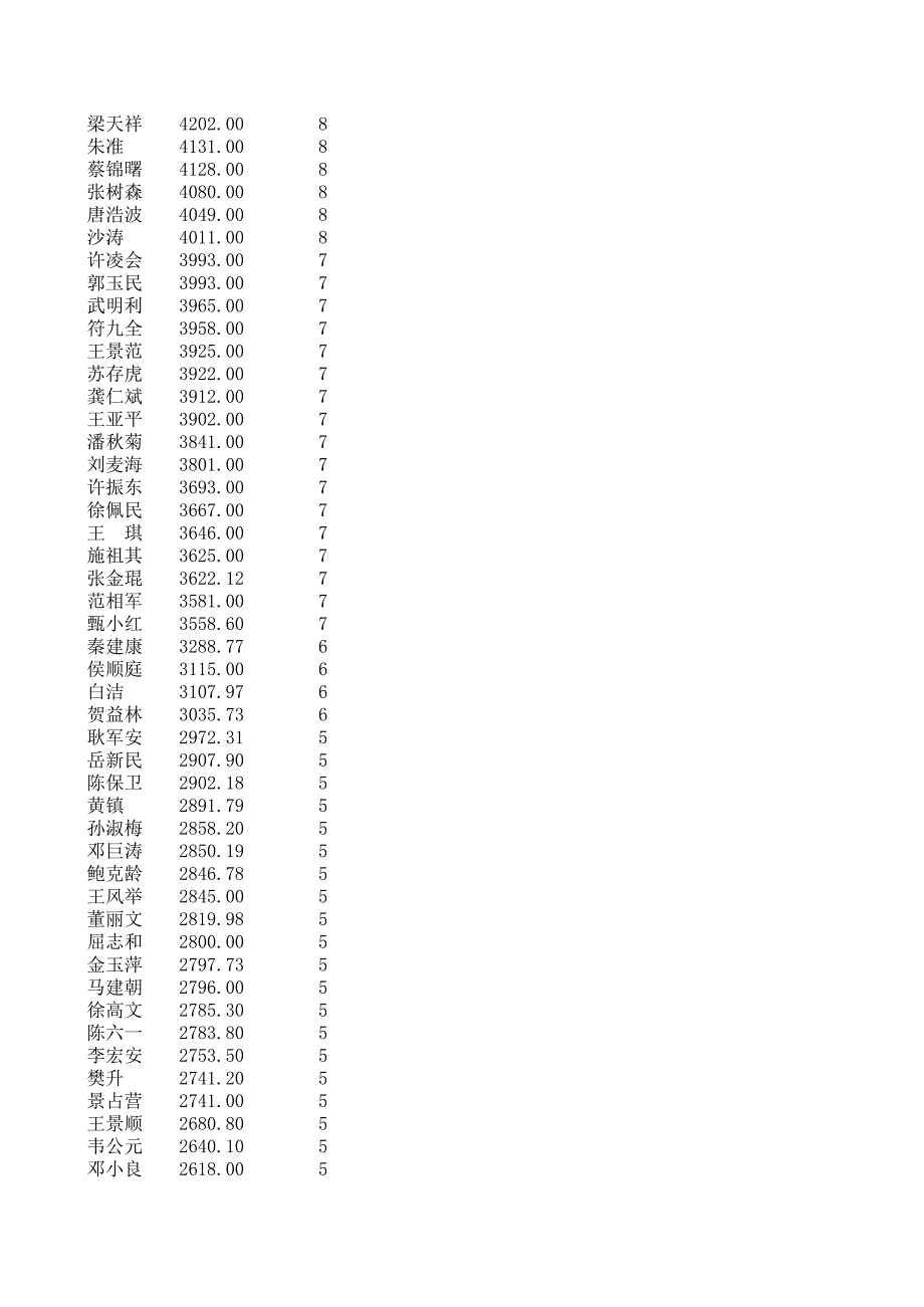 彩虹集团项目报告（海问）个人工资汇总_第4页