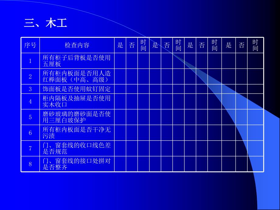 东易日盛管理资料－巡检常规检查项目_第4页