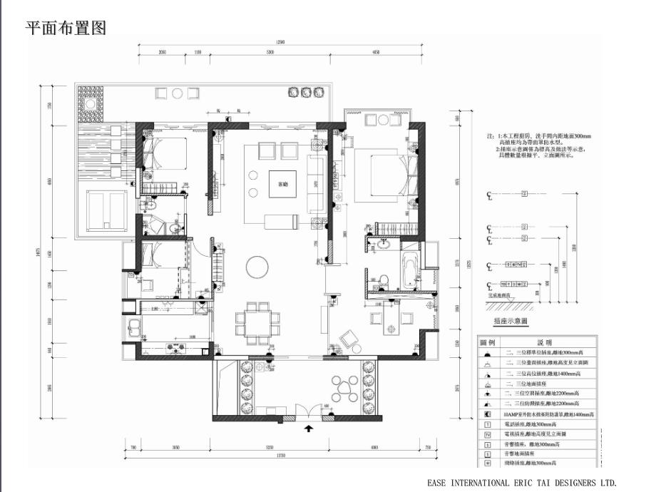 卓越维港现代中式样板房方案－戴勇设计_第3页