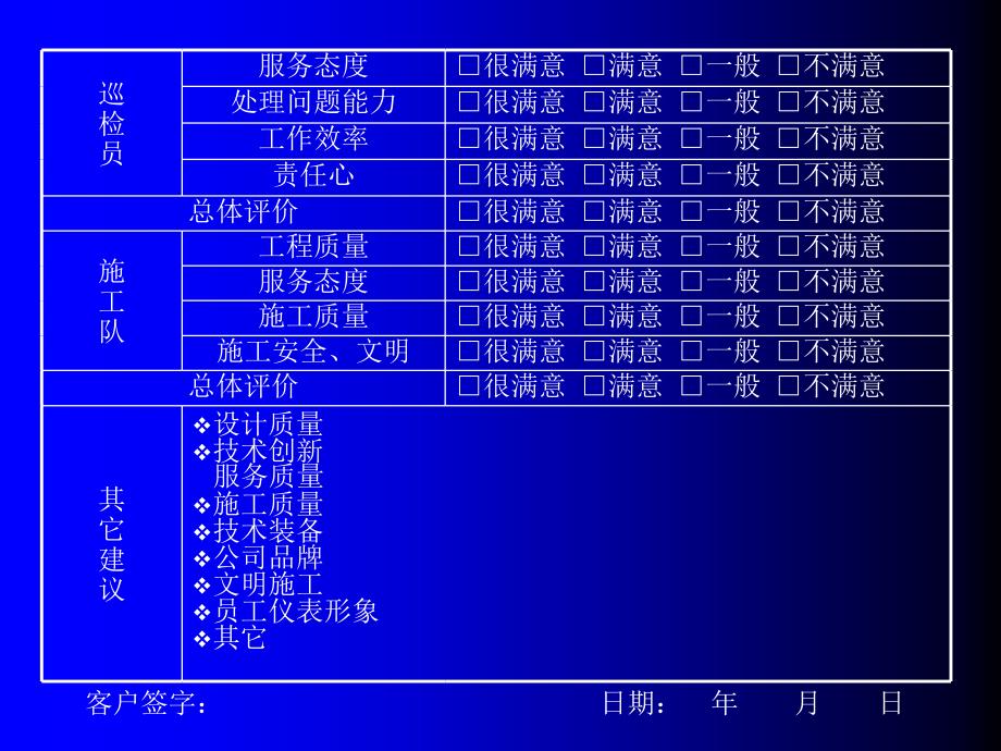 东易日盛管理资料－客户意见反馈表_第2页