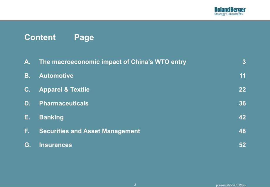 Strategic Impact of China entry into the WTO On Chinese and Foreign Companies_第2页