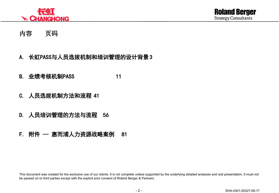 四川长虹（罗兰贝格）HR_第2页