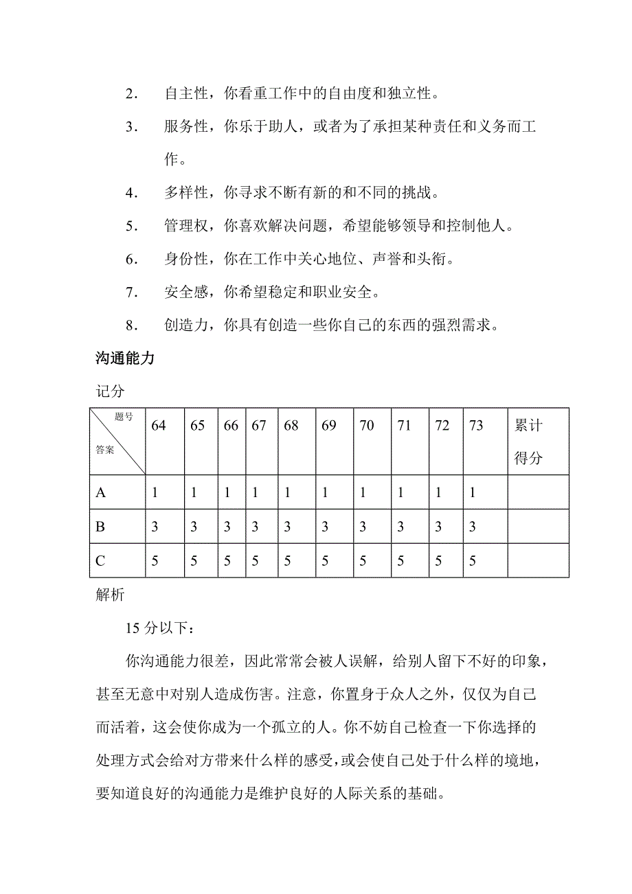 名企笔试题-业务笔试答案_第3页