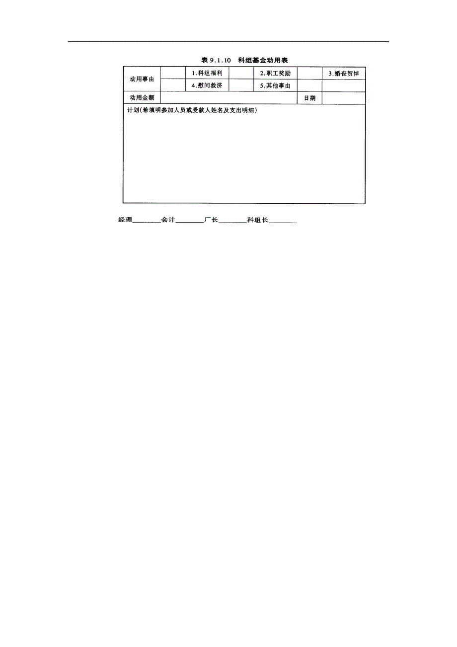 企业管理制度（人事,行政）科组基金办法草案_第2页