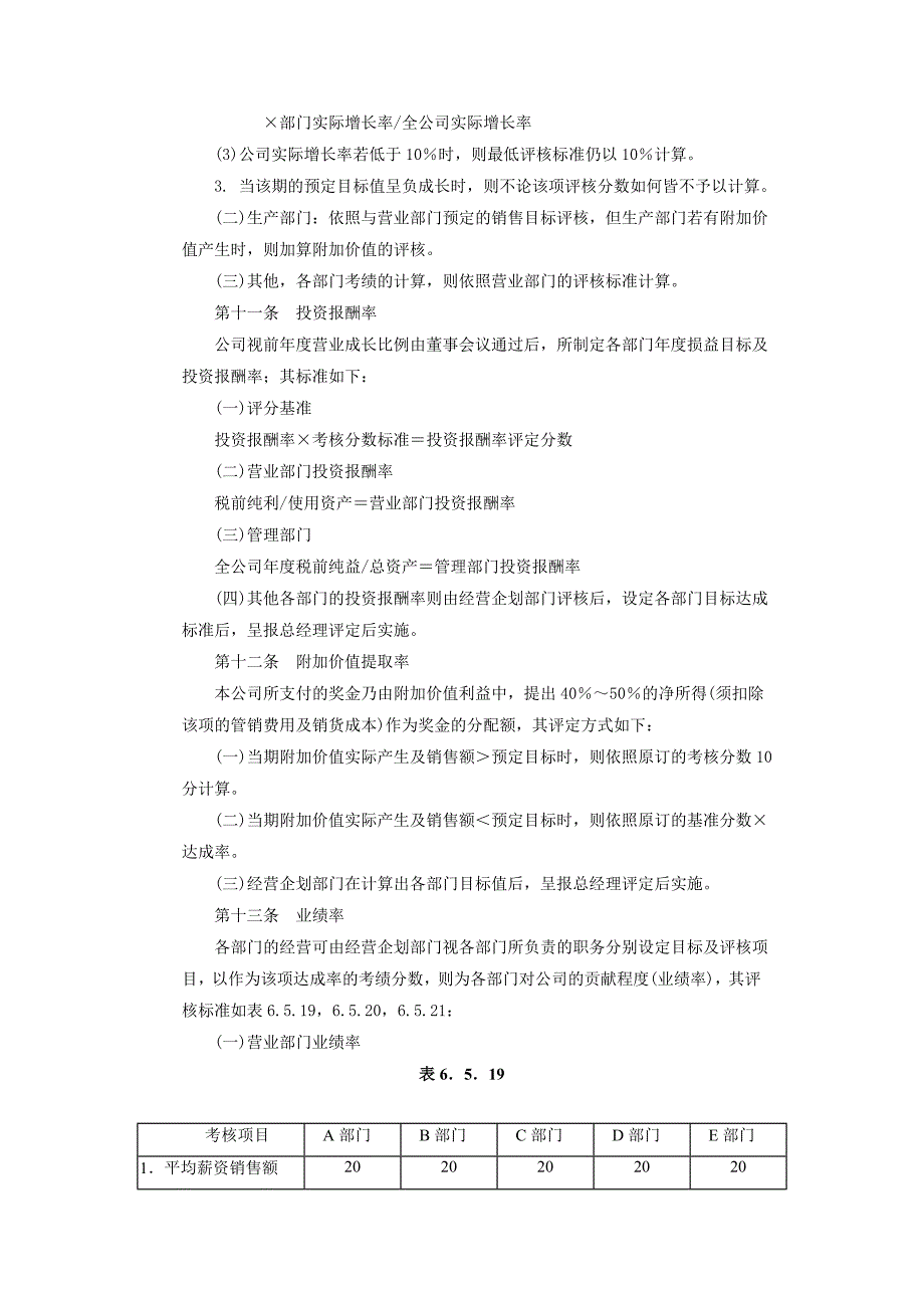 企业管理制度（人事,行政）家电制造业绩效奖金_第3页