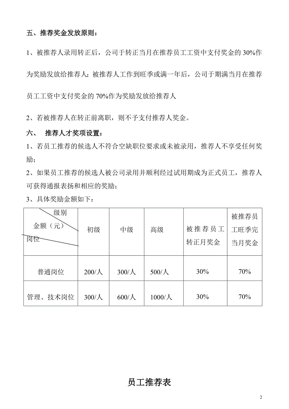 员工推荐奖励方案_第2页