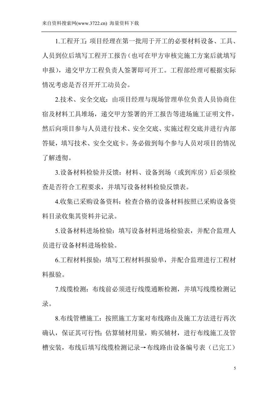河南宝鼎建设工程有限公司工程部管理制度-工程部主要人员岗位职责(DOC19页)_第5页
