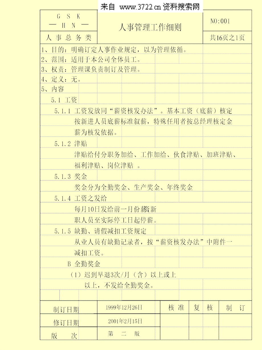 人事管理细则（PPT 23页）_第2页