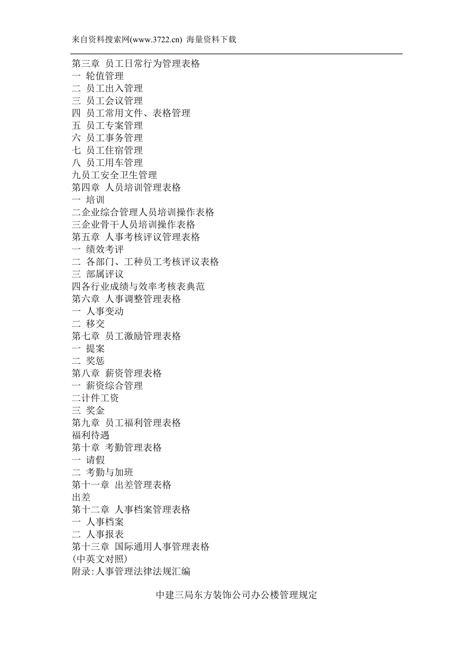 欧戈蓝国际贸易有限公司现代企业人事管理制度管理表格（DOC45页）_第2页