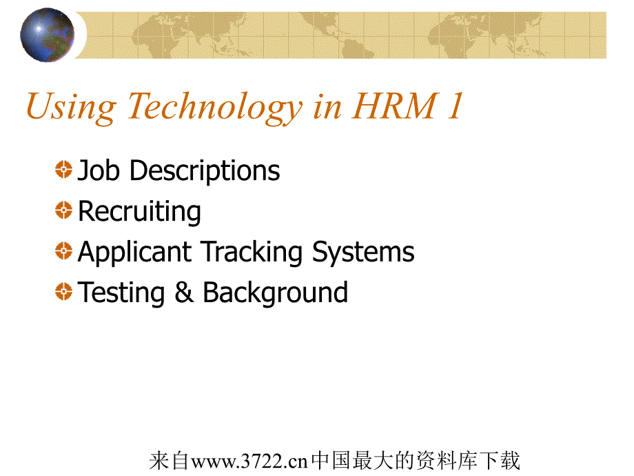 [英文版]人力资源管理概论-UsingTechnologyinHRM(ppt42页)_第1页