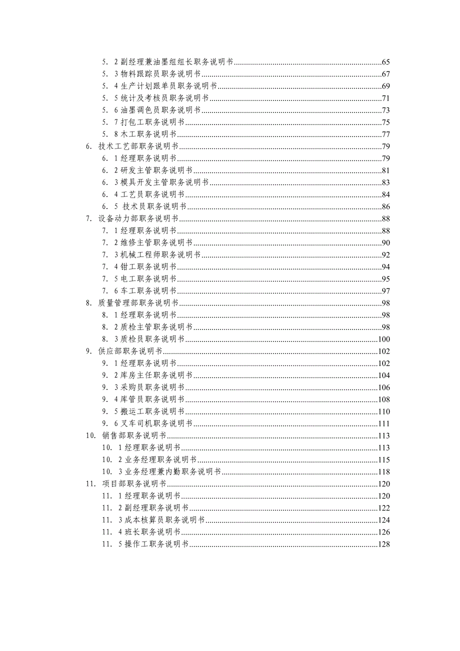 某公司全面职务描述体系（DOC132页）_第3页