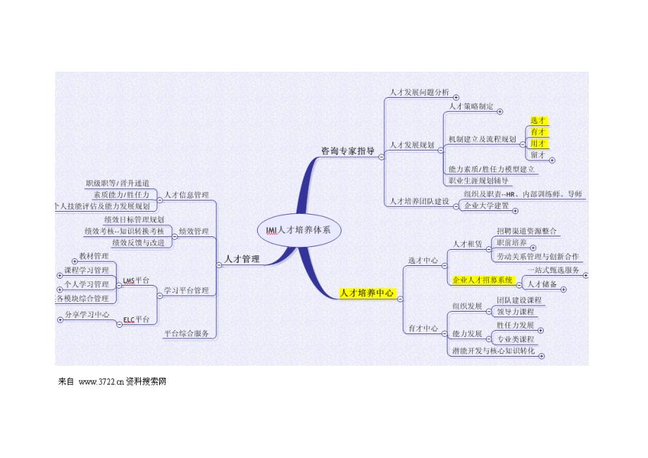 IMI国际管理学院-人才管理-人才培养导图(DOC)_第1页