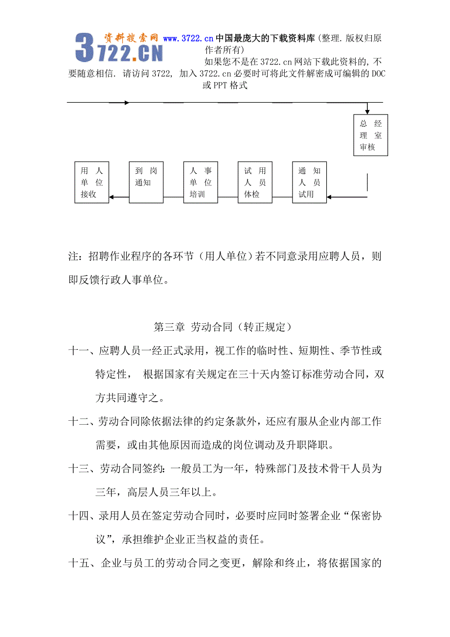 某换热器有限公司人事管理制度（DOC16页）_第3页