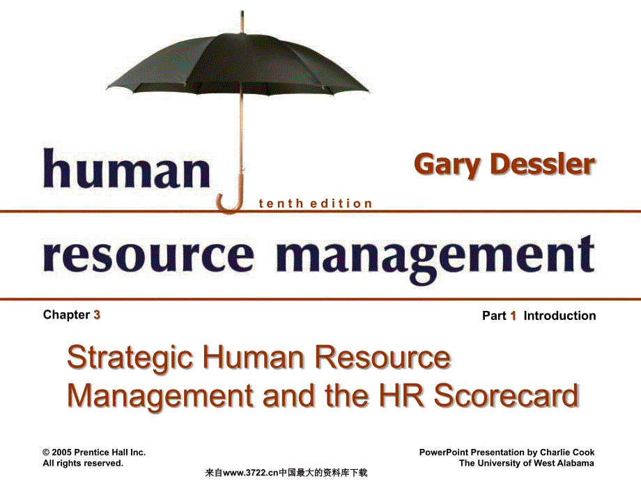 [英文版]人力资源管理概论-StrategicHumanResourceManagementandtheHRScorecard(ppt28页)_第1页