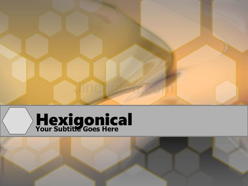 经典ppt模板（抽象）hexigonical_第1页