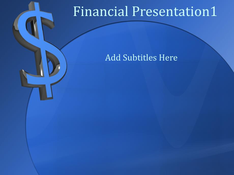 【国外精品PPT】financial_presentation1001_第1页