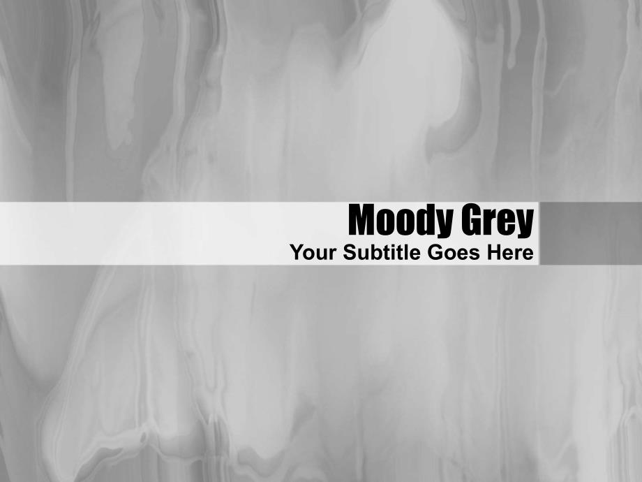 抽象精品ppt模板moody_grey012_第1页