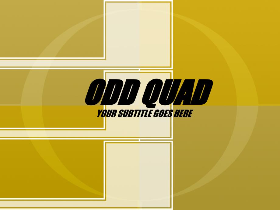 抽象精品ppt模板odd_quad210_第1页