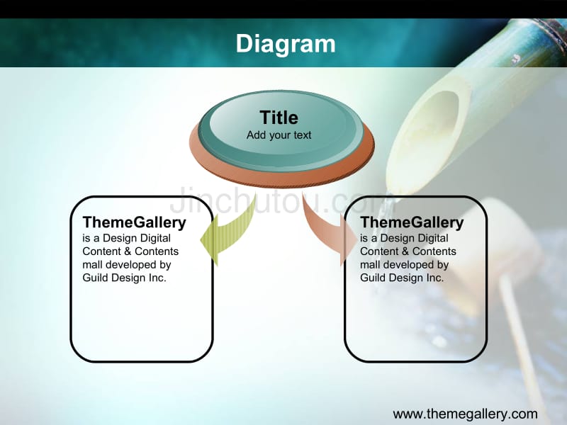 国际PPT商业模板－TGp_bamboo_green_v2_第4页