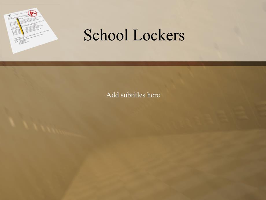 【国外精品PPT】school_lockers037_第1页