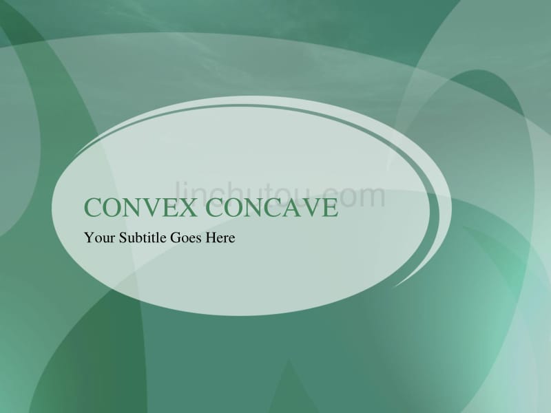 抽象精品ppt模板convex_concave185_第1页