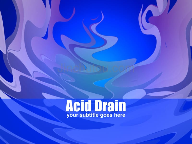 经典ppt模板（抽象）acid_drain_第1页