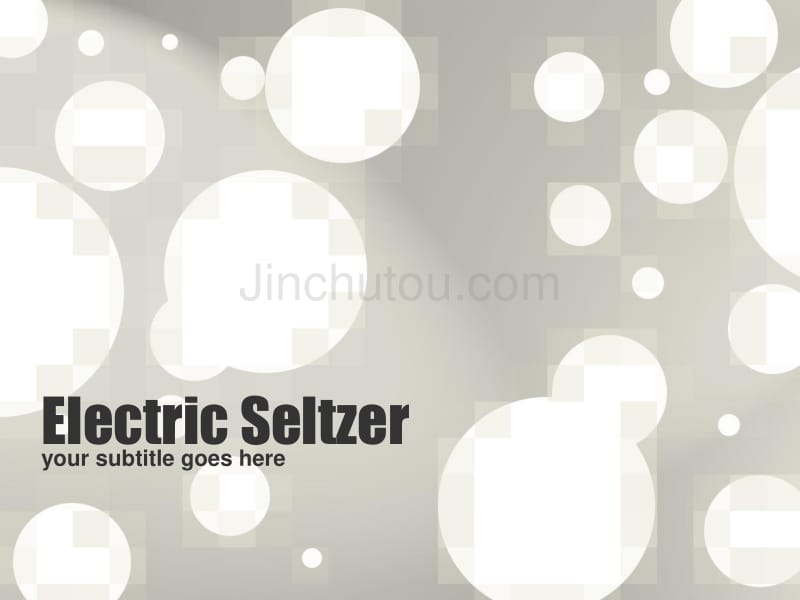 抽象精品ppt模板electric_seltzer152_第1页