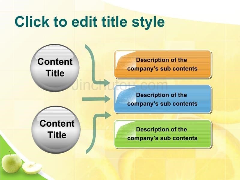 国际PPT商业模板－TGp_fruit_light_第5页