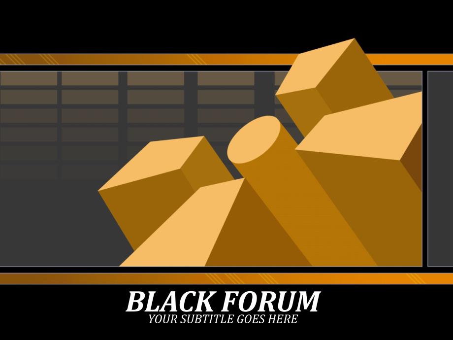 抽象精品ppt模板black_forum085_第1页