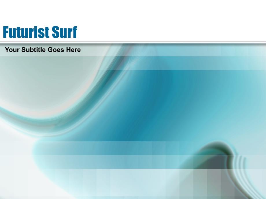 抽象精品ppt模板futurist_surf228_第1页