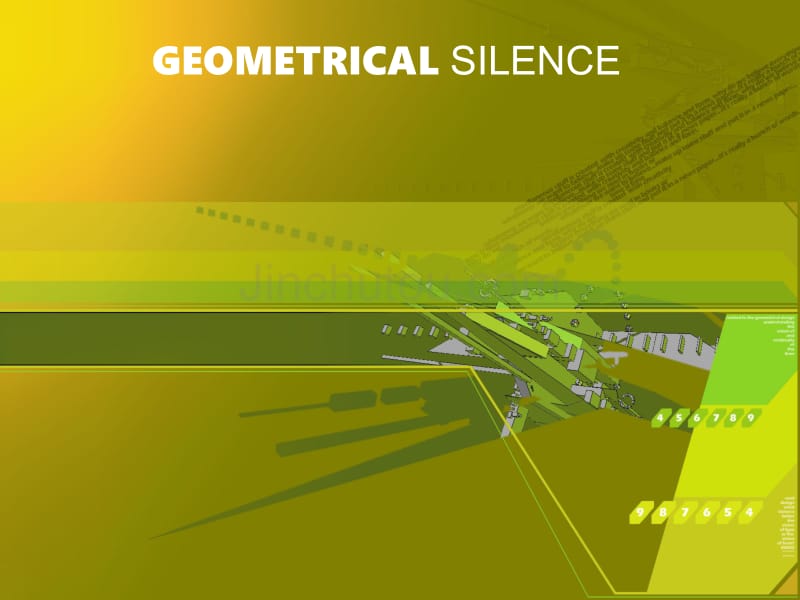 经典ppt模板（抽象）geometrical_silence_第1页