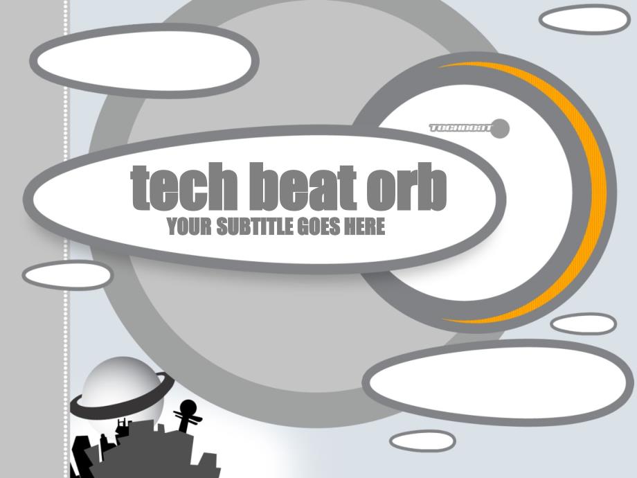 精品技术类ppt模板tech_beat_orb003_第1页