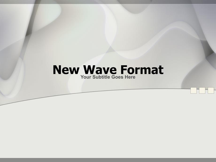 抽象精品ppt模板new_wave_format164_第1页