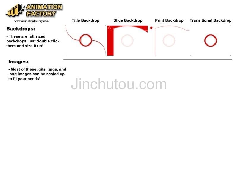 经典ppt模板（工业）red_interconnection_第5页