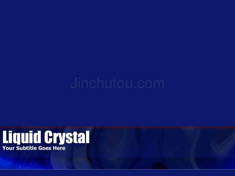 抽象精品ppt模板liquid_crystal190_第1页