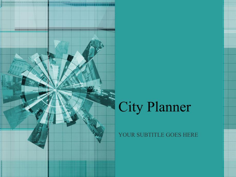 运输行业PPT模板city_planner008_第1页