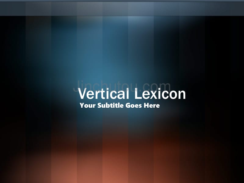 经典ppt模板（抽象）vertical_lexicon_第1页