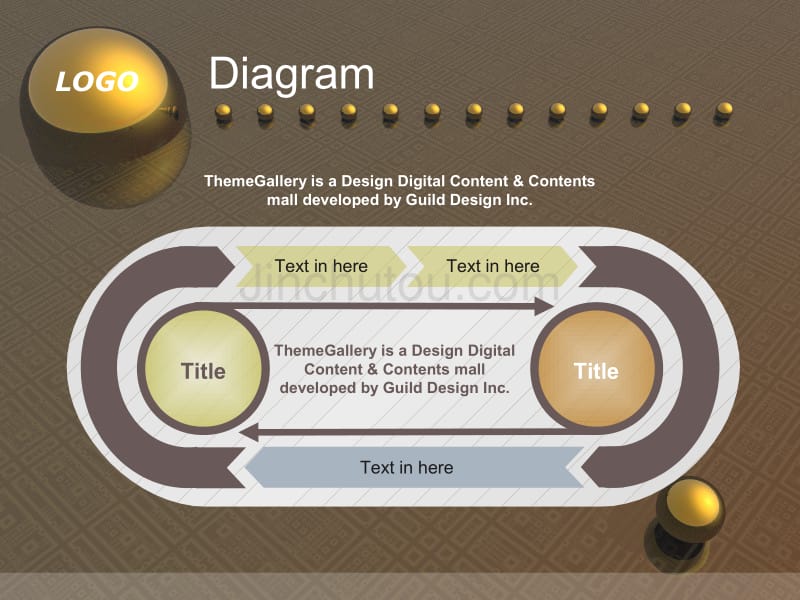 国际PPT商业模板－TGp_3d_metalball_gold_第4页